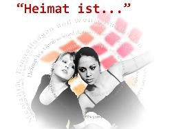 Titelseite des Flyers Tanz- und Kunstworkshop "Heimat ist...in Europa"